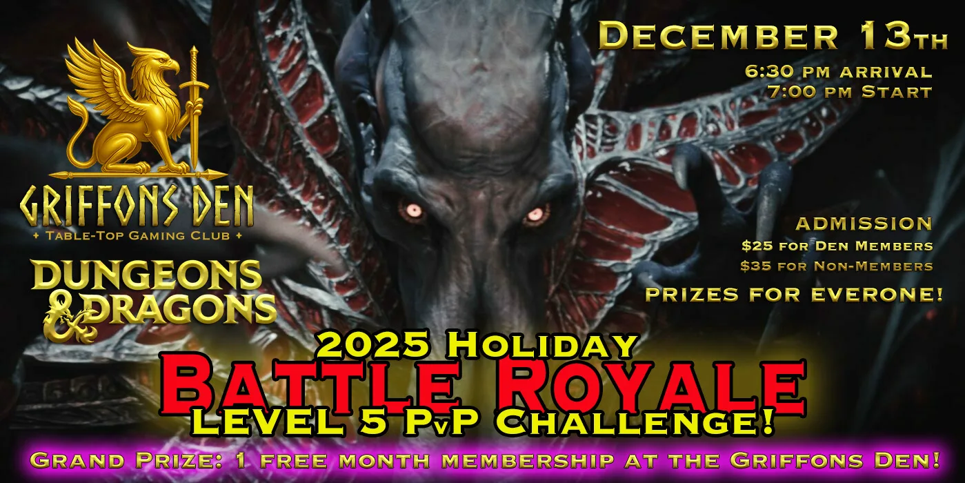 The 2025 Holiday Battle Royale header art, the Frostbound Maze