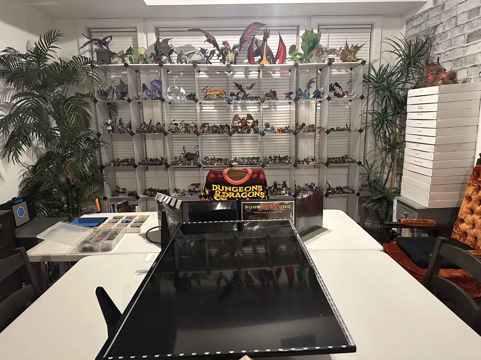The Den's main gaming table